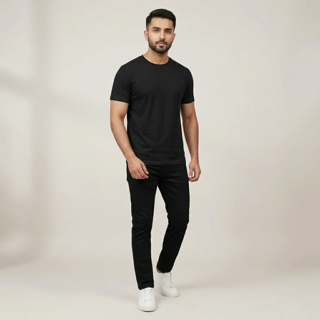 1000 Cotton Combed Preshrunk T Shirt – 200 GSM